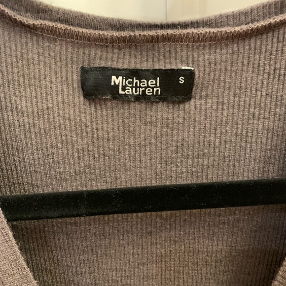 COPY - BNWOT Michael Lauren Kobe Top Charcoal Rib - Picture 7 of 10